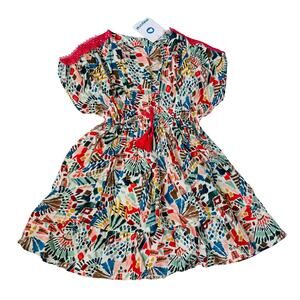 NWT Mayoral Size 18 Paint Tassel Dress